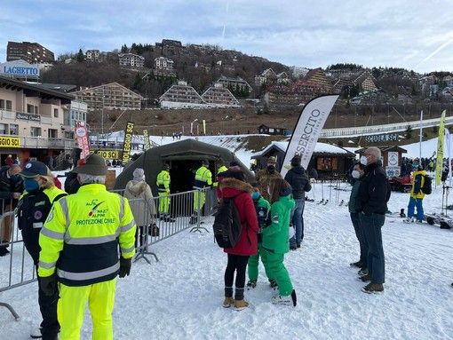 vaccinazione 'sulla neve'