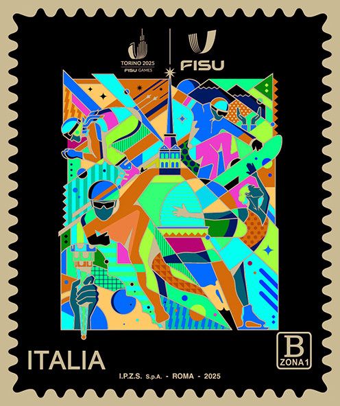 francobollo colorato francobollo colorato