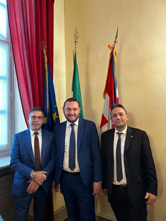 I consiglieri Sergio Bartoli. Silvio Magliano e Mario Salvatore Castello