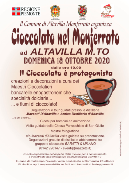 Torna “Cioccolato nel Monferrato” ad Altavilla Monferrato