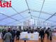 La tensostruttura che ospiterà la Fiera del tartufo di Asti. Scatti realizzati da Merfephoto-Efrem Zanchettin.