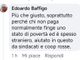 "Chi non paga normalmente finge di essere povero ed è straniero, aiutato dai sindacati". Bufera politica sul leghista Baffigo "Chi non paga normalmente finge di essere povero ed è straniero, aiutato dai sindacati". Bufera politica sul leghista Baffigo