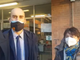 Il sindaco di Venaria, Fabio Giulivi e la dirigente scolastica Anna Civarelli