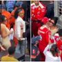 Kim Kardashian a Montecarlo, 'ruba' asciugamano ad Antonelli e bacia Hamilton