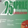 La locandina degli eventi organizzati a Venaria per il 25 Aprile