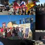 Un collage di immagini delle passate edizioni del Palio della Gru Un collage di immagini delle passate edizioni del Palio della Gru