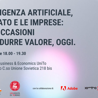 A Torino convegno presso la SME di UniTO dedicato a intelligenza artificiale e imprese