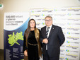 Chiara Osnago Gadda, event manager del premio Evolution Horizon Award, con l’editore di MoreNews, Enrico Anghilante Chiara Osnago Gadda, event manager del premio Evolution Horizon Award, con l’editore di MoreNews, Enrico Anghilante