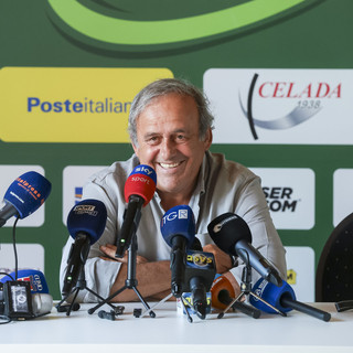 Michel Platini alla 21esima edizione della Fondazione Vialli e Mauro Golf Cup