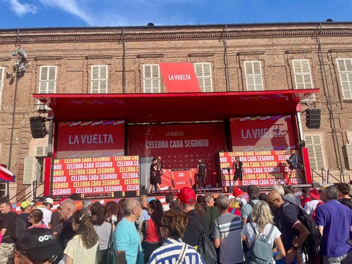 La presentazione di Torino de La Vuelta