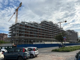 Il sopralluogo della Circoscrizione 5 in via Druento