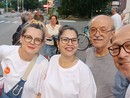 Alcuni dei partecipanti alla biciclettata di ieri sera Alcuni dei partecipanti alla biciclettata di ieri sera