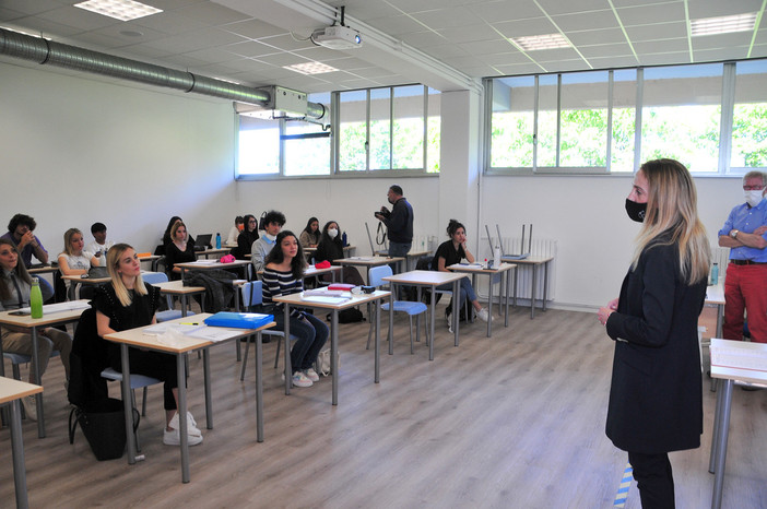 L'assessore Chiorino in un Its L'assessore Chiorino in un Its
