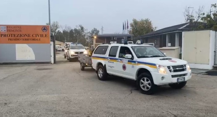 Maltempo, il Piemonte tende la mano alla Toscana: partita la colonna mobile della Protezione Civile