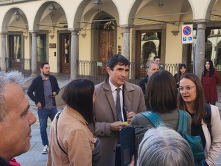 Fratoianni in visita a Moncalieri e Venaria Fratoianni in visita a Moncalieri e Venaria