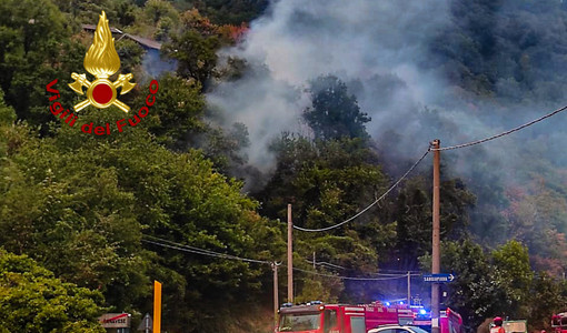 Uno degli incendi che ha colpito la provincia di Torino in queste settimane Uno degli incendi che ha colpito la provincia di Torino in queste settimane