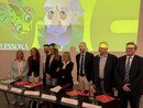 Un momento della conferenza stampa di presentazione Un momento della conferenza stampa di presentazione