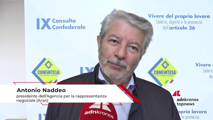 Lavoro, Naddeo (Aran): "A Confintesa interessante dibattito su salario giusto"