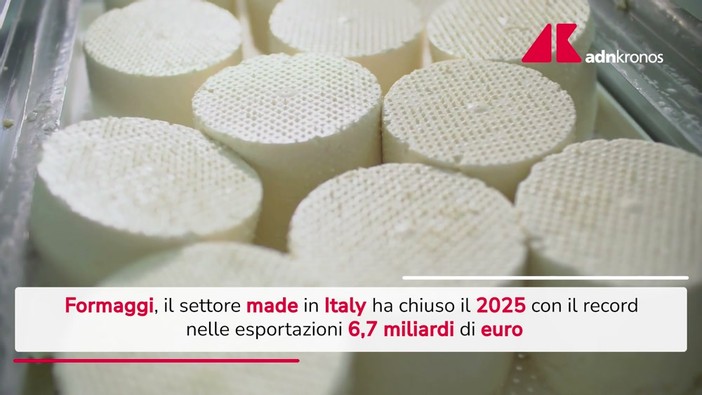Formaggi, boom made in Italy nel 2025: record nelle esportazioni