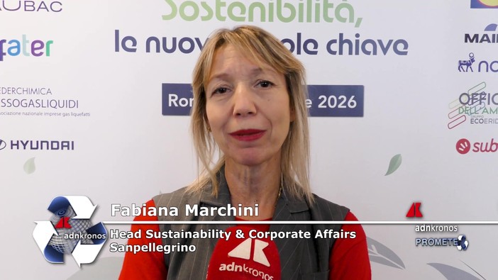 Marchini (Sanpellegrino): "Vera sostenibilità quando si passa dall'impegno all'azione" Marchini (Sanpellegrino): "Vera sostenibilità quando si passa dall'impegno all'azione"