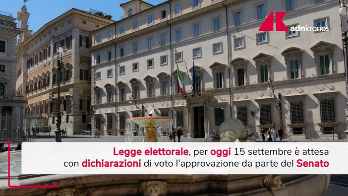 Legge elettorale, oggi il voto in Senato