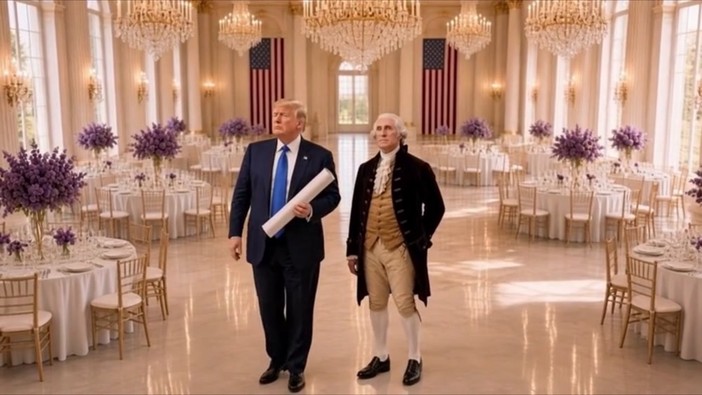 Trump con George Washington nel nuovo video generato con l'Ia: "Grazie per le tue idee" Trump con George Washington nel nuovo video generato con l'Ia: "Grazie per le tue idee"