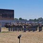 Meloni a Foggia, passa in rassegna un reparto d'onore della Guardia di Finanza Meloni a Foggia, passa in rassegna un reparto d'onore della Guardia di Finanza