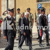 Funerali Emma Bonino, l'arrivo di Mattarella e Meloni in Campidoglio Funerali Emma Bonino, l'arrivo di Mattarella e Meloni in Campidoglio