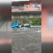 Bomba d'acqua su Roma, le immagini di Corso Francia allagato Bomba d'acqua su Roma, le immagini di Corso Francia allagato
