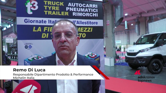 Fiere: Di Luca (Michelin Italia), 'progettazione e gestione pneumatico fondamentali per ridurre emissioni in logistica' Fiere: Di Luca (Michelin Italia), 'progettazione e gestione pneumatico fondamentali per ridurre emissioni in logistica'