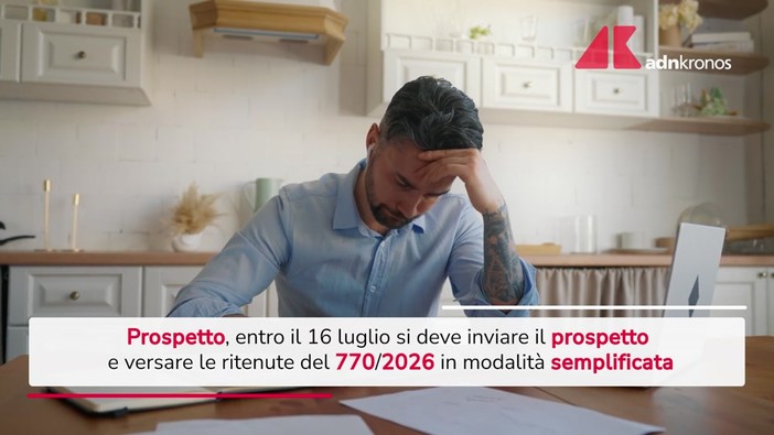 Fisco, le scadenze di luglio 2026: il calendario completo