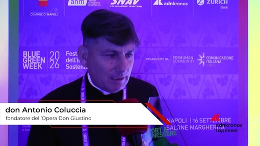 Blue Green Economy Award 2026: Don Coluccia (Opera Don Giustino Roma), "Dedico il premio alle mamme coraggio di Pianura, la cultura salverà i ragazzi"