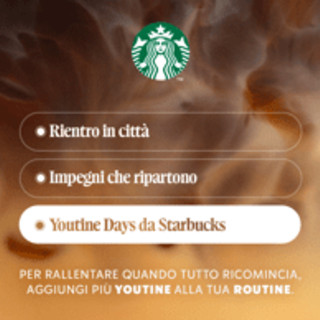 Starbucks, arrivano 'Youtine Days': campagna con M+C Saatchi Europe Starbucks, arrivano 'Youtine Days': campagna con M+C Saatchi Europe 