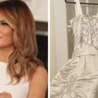 Usa, il mistero dell'abito da sposa di Melania Trump in vendita su eBay