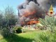 Incendio in uno stabilimento di Maccarese: in fiamme la 'Rambla Beach' Incendio in uno stabilimento di Maccarese: in fiamme la 'Rambla Beach'