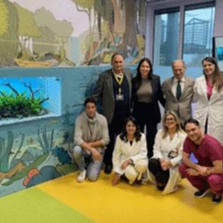 All'Ismett acquario terapia per i piccoli pazienti