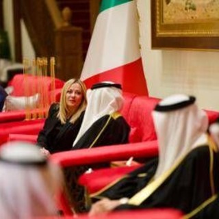 Meloni in Bahrein, oggi vertice e bilaterali per la presidente del Consiglio