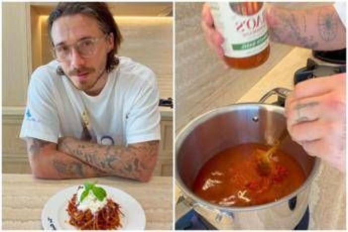 Brooklyn Beckham prepara spaghetti all'arrabbiata, ma i social lo 'bocciano' Brooklyn Beckham prepara spaghetti all'arrabbiata, ma i social lo 'bocciano'