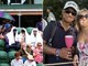 Caldo record a Wimbledon, fan si attrezzano con ombrelloni e vino per sfuggire al sole cocente