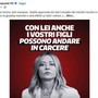 'Con Meloni i vostri figli possono andare in carcere': lo slogan choc del Pd sulla giustizia 'Con Meloni i vostri figli possono andare in carcere': lo slogan choc del Pd sulla giustizia