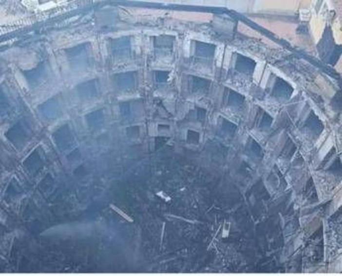 Incendio Sannazaro, Giuli in visita al teatro Incendio Sannazaro, Giuli in visita al teatro