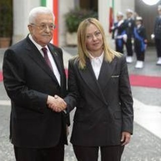 Meloni riceve Abu Mazen: &quot;Consolidare cessate fuoco e avviare ricostruzione Gaza&quot;