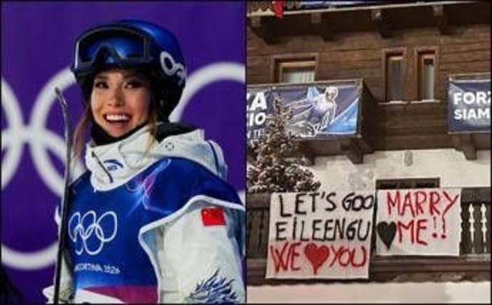 "Eileen Gu ti amo, sposami": Livigno 'pazza' per la stella del freestyle alle Olimpiadi