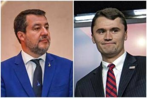 Ancona, Salvini sul palco ricorda la morte di Charlie Kirk: &quot;Chiedo un minuto di silenzio&quot;