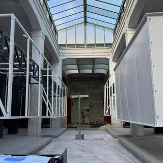 Proseguono lavori nuovo Mercato dell'Unità a Prati, arrivate le prime 'lanterne'  Proseguono lavori nuovo Mercato dell'Unità a Prati, arrivate le prime 'lanterne' 