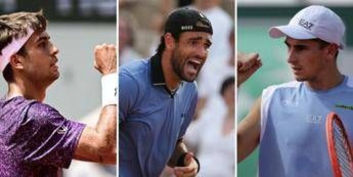 Roland Garros, tris azzurro ai quarti: Cobolli, Berrettini e Arnaldi avanti tutta Roland Garros, tris azzurro ai quarti: Cobolli, Berrettini e Arnaldi avanti tutta