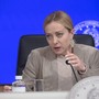 Ue, Meloni “Se vuole essere grande sia capace di difendersi da sola” Ue, Meloni “Se vuole essere grande sia capace di difendersi da sola”