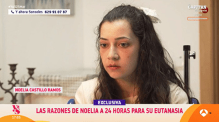 "Voglio morire per non soffrire", la storia di Noelia: a 25 anni ottiene l'eutanasia dopo gli stupri e il tentato suicidio "Voglio morire per non soffrire", la storia di Noelia: a 25 anni ottiene l'eutanasia dopo gli stupri e il tentato suicidio