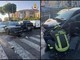 Roma, scontro fra 4 auto sulla Casilina: feriti i conducenti
