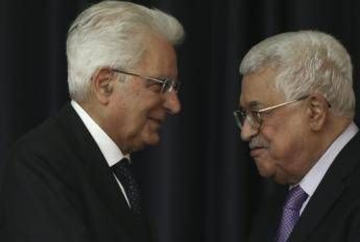 Mattarella riceve Abu Mazen: &quot;Ricostruire Gaza e creare due Stati nella regione&quot;